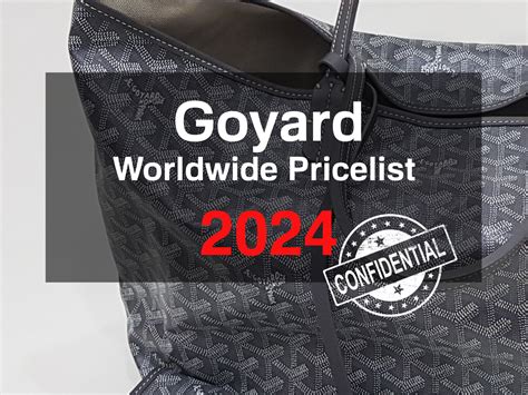 goyard jeanne gm price|goyard price list paris.